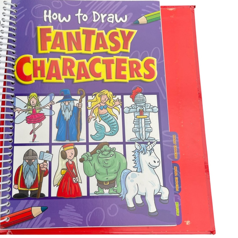 Top That Kids 501 Things to Draw Easy Step By Step Instructions Hardcover Coil - Picture 10 of 12